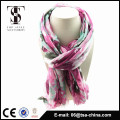 New solf material high quality flora print oversize shawl scarf use in beach